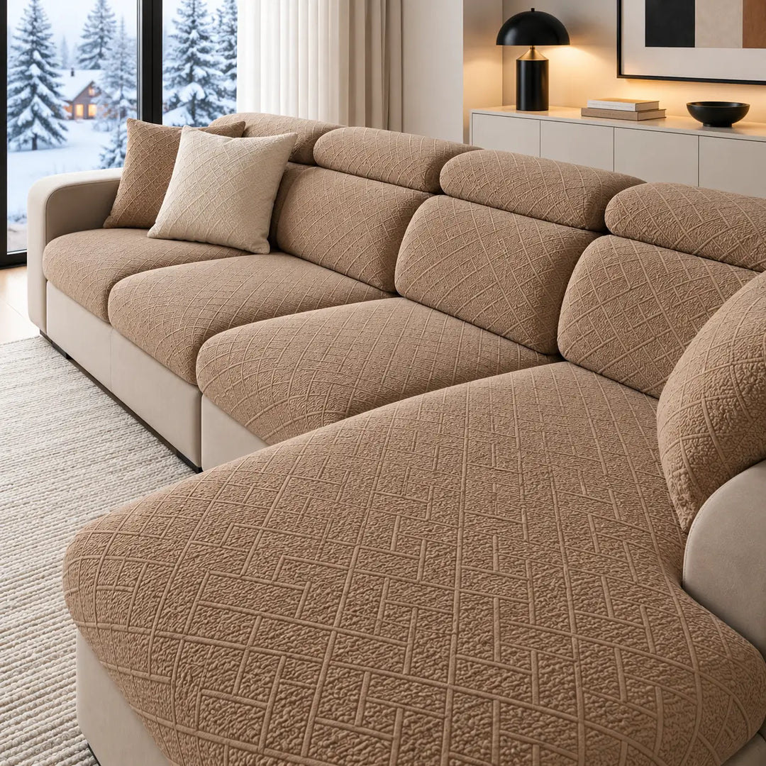 Diamond Stretch Sofa Cover, Scratch Resistant for Pets 22