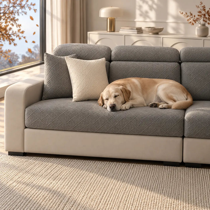 Diamond Stretch Sofa Cover, Scratch Resistant for Pets 8