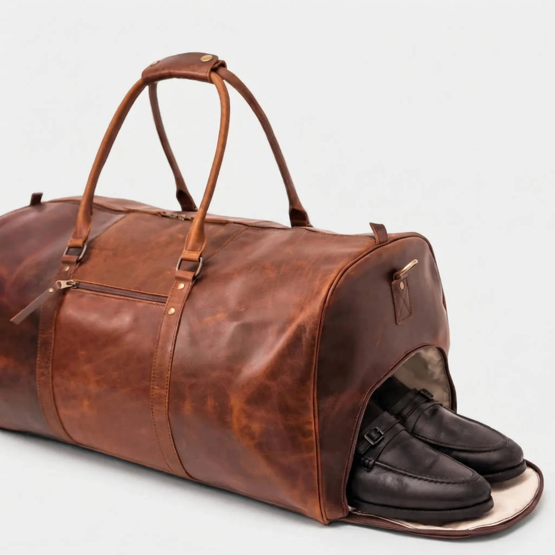 Distressed Travel Duffle - Journyx