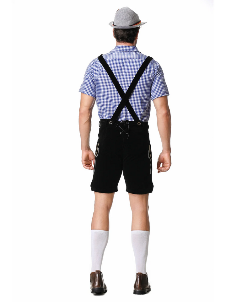 Men's German Oktoberfest Lederhosen Costume 5
