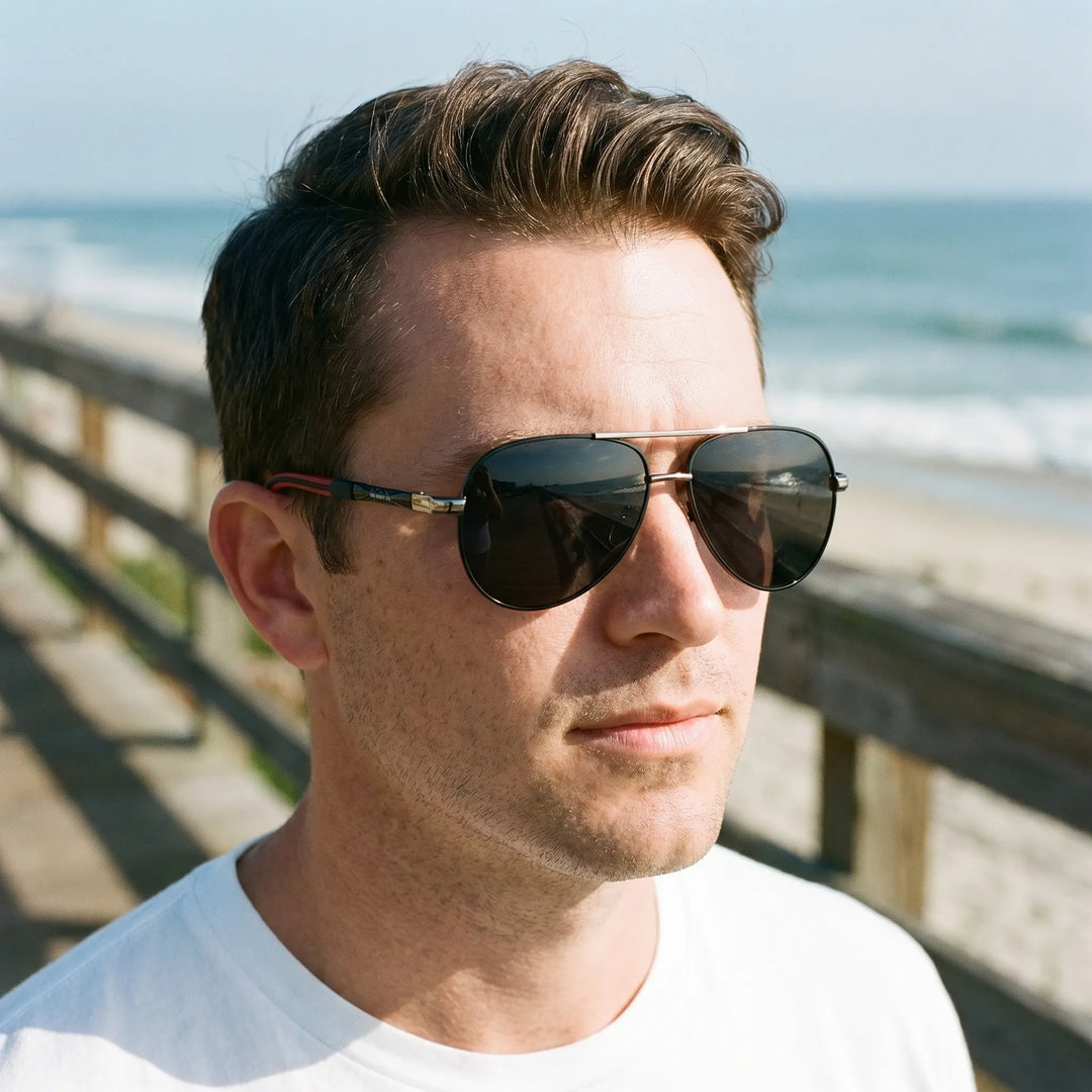 Double Bridge Aviator Sunglasses - Aviar