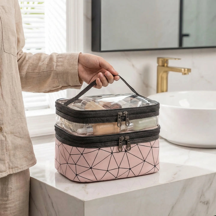 Double Layer Cosmetic Bag - Claripak