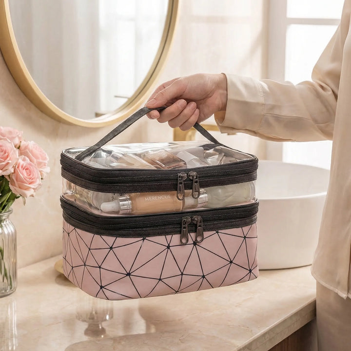 Double Layer Cosmetic Bag - Claripak