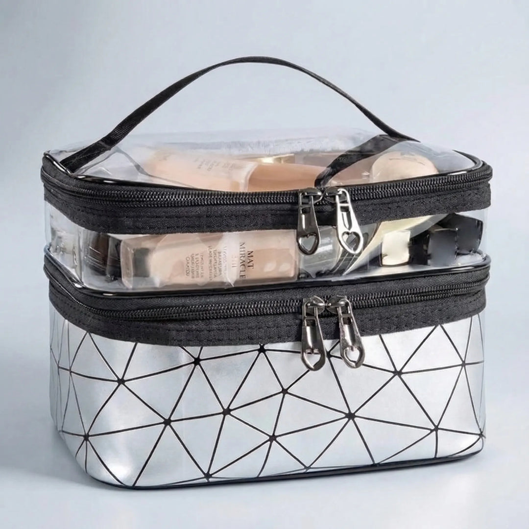 Double Layer Cosmetic Bag - Claripak