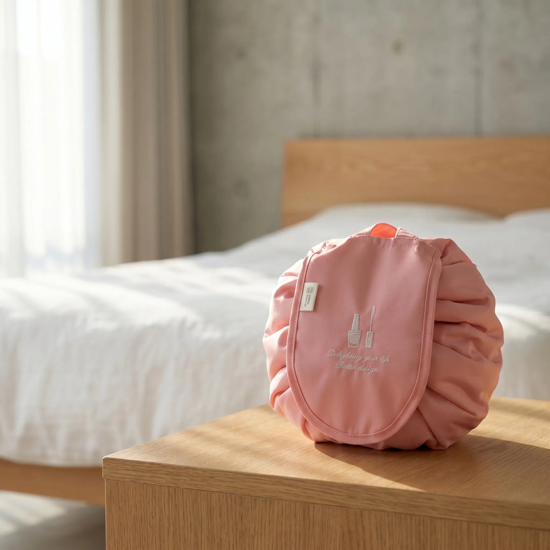 Drawstring Barrel Cosmetic Pouch - Lumipouch