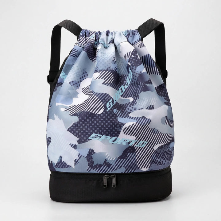 Drawstring Sports Bag With Base Compartment - Sporriva