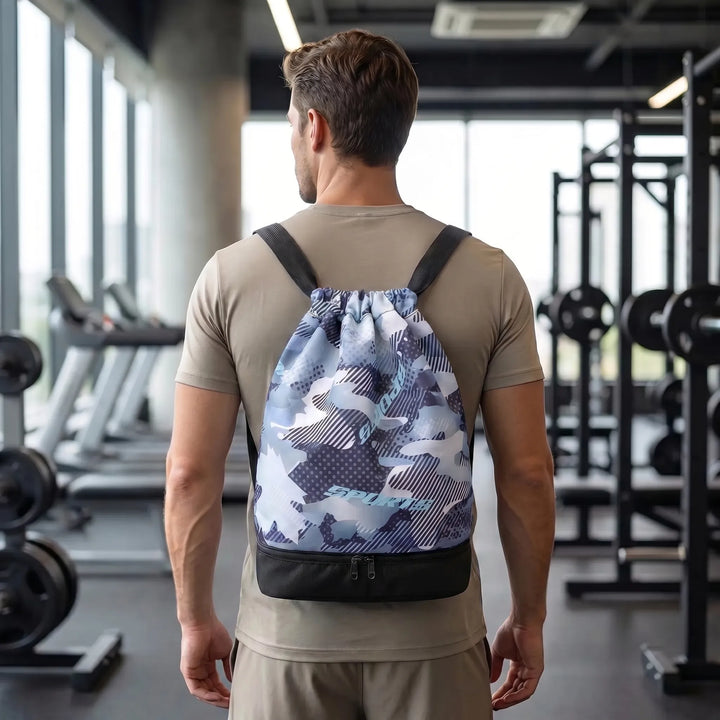 Drawstring Sports Bag With Base Compartment - Sporriva