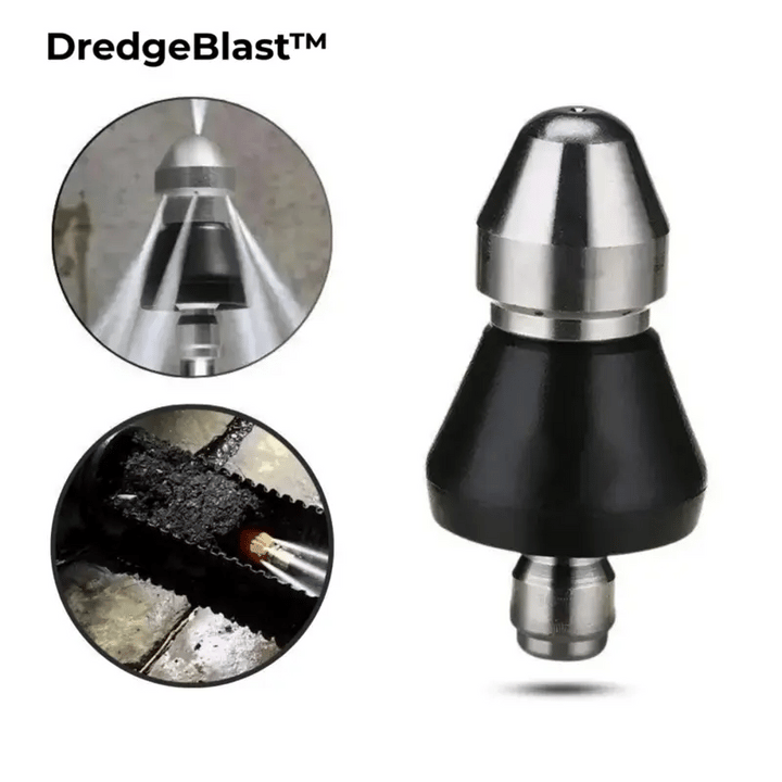 High-Pressure Water Jet Drain Cleaning Nozzle - Chemical-Free 1