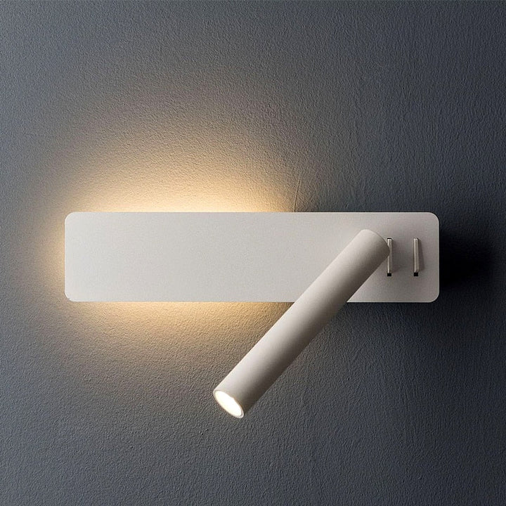 Rotating LED Reading Wall Light with Swivel Spot and Dual Switches 1