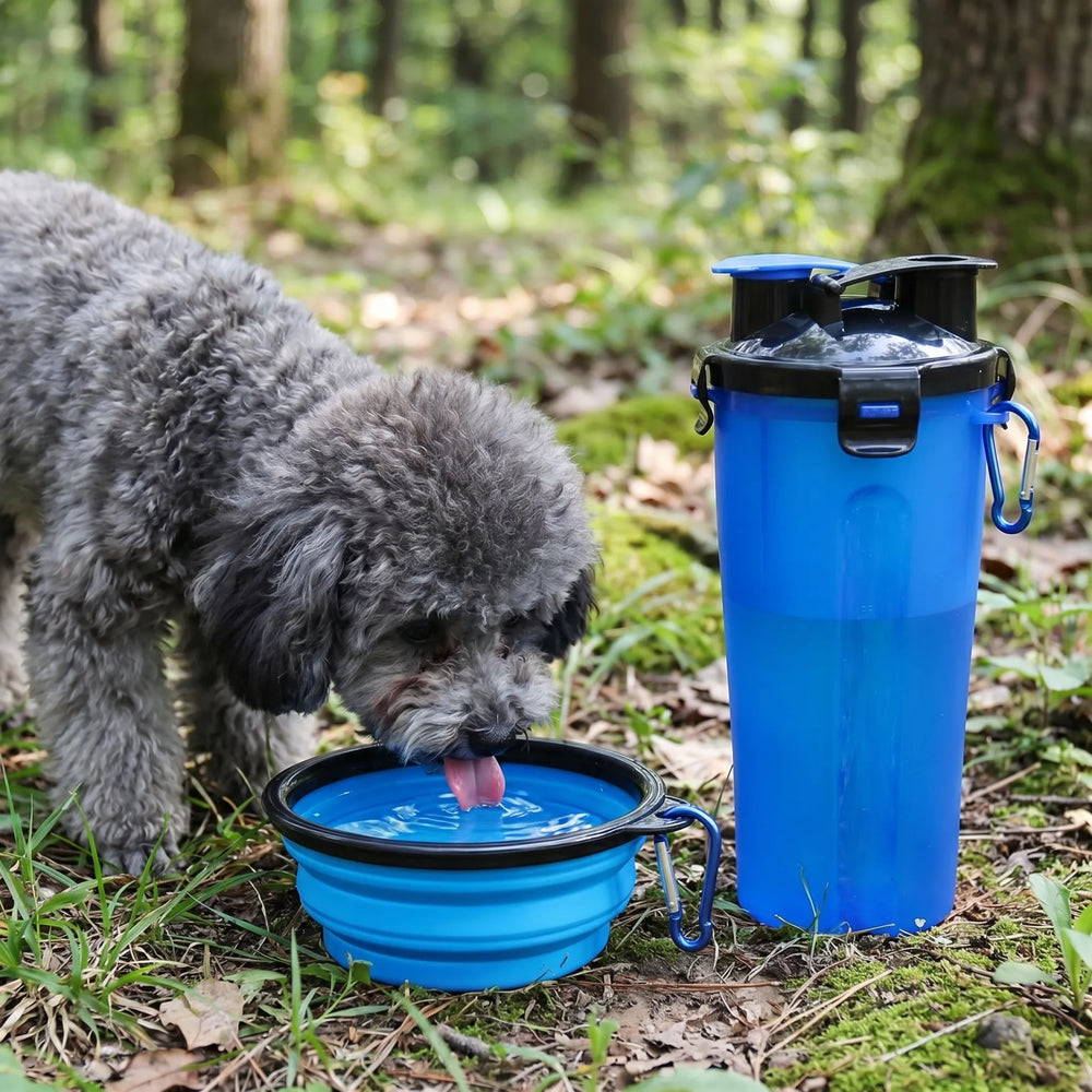 Dual Chamber Pet Travel Bottle - Canivio