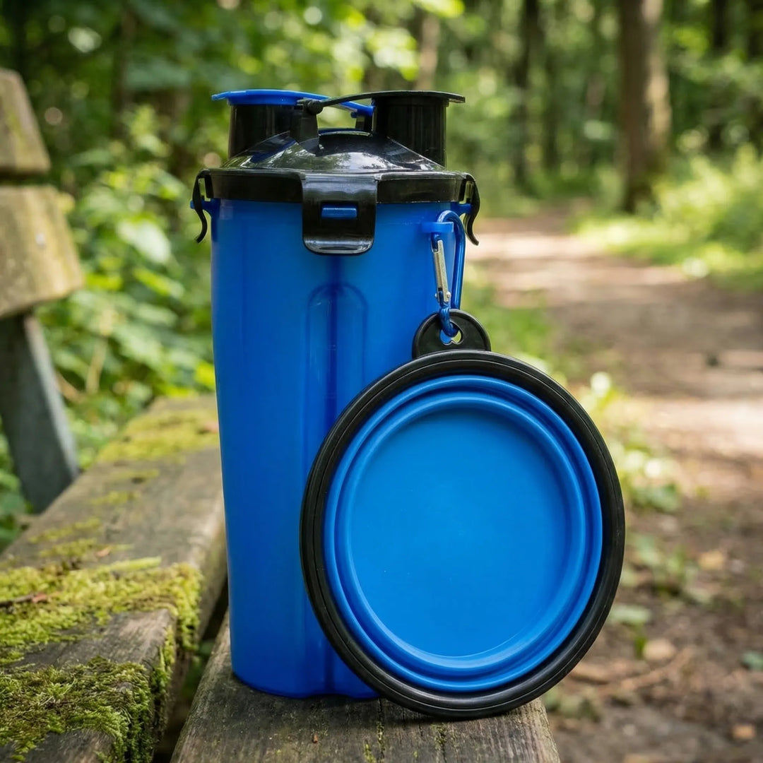 Dual Chamber Pet Travel Bottle - Canivio