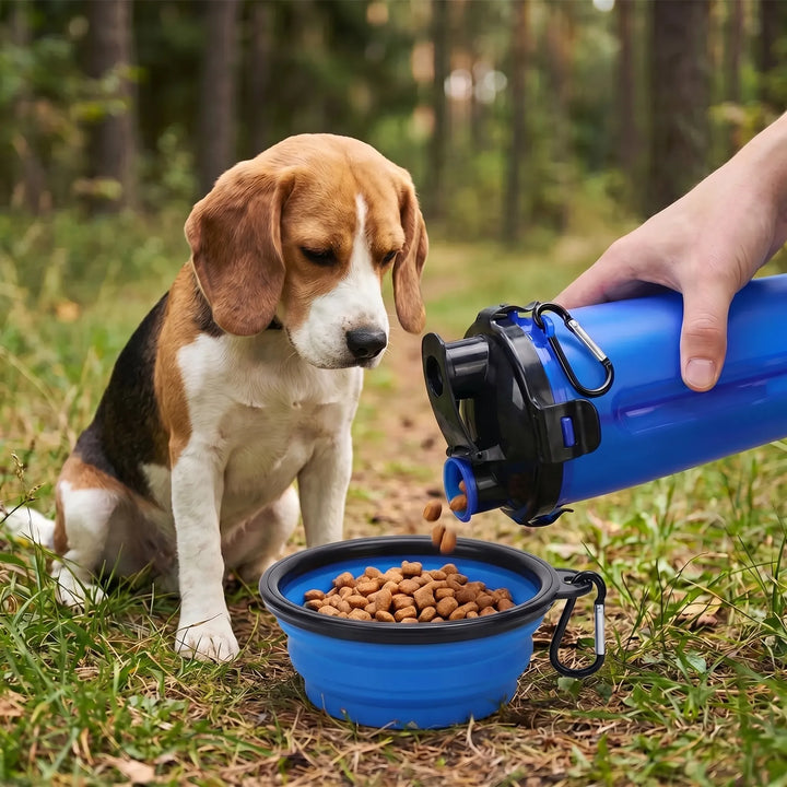 Dual Chamber Pet Travel Bottle - Canivio