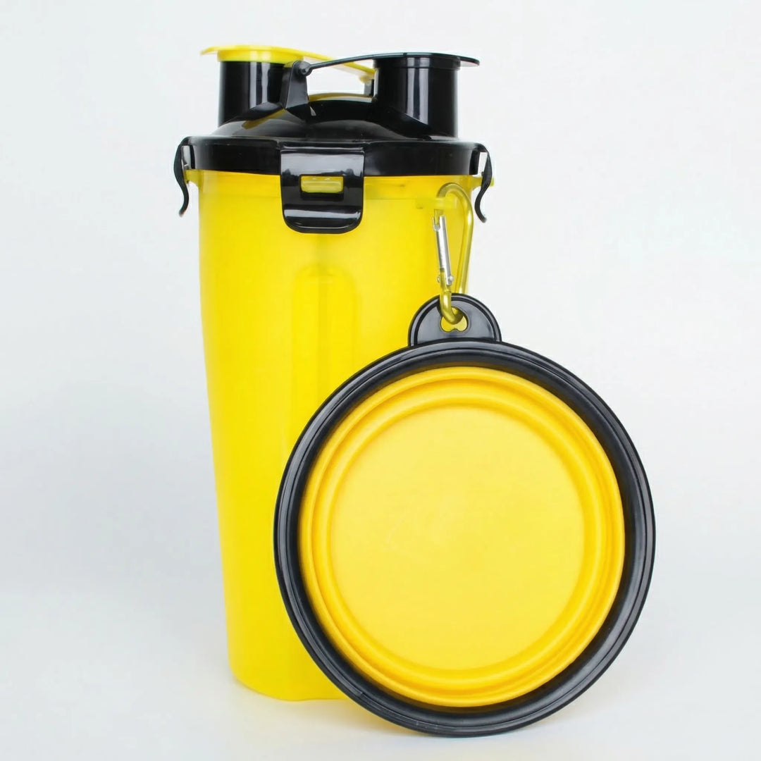 Dual Chamber Pet Travel Bottle - Canivio