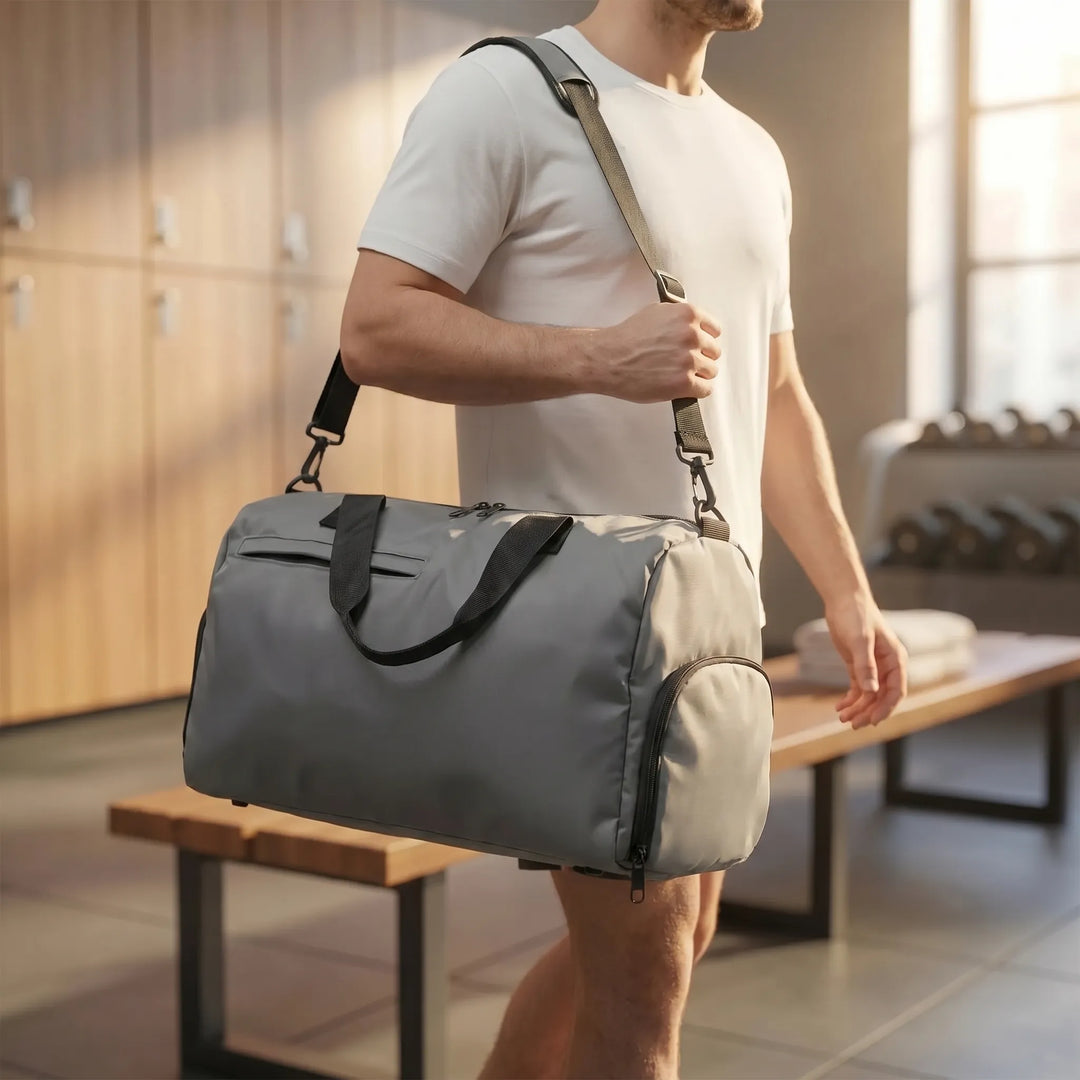 Duffel Bag With Shoe Compartment - Zovara