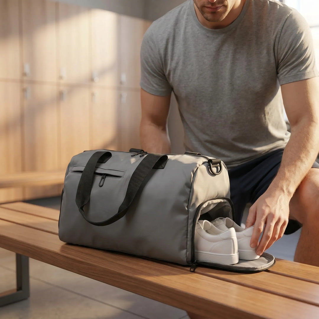 Duffel Bag With Shoe Compartment - Zovara