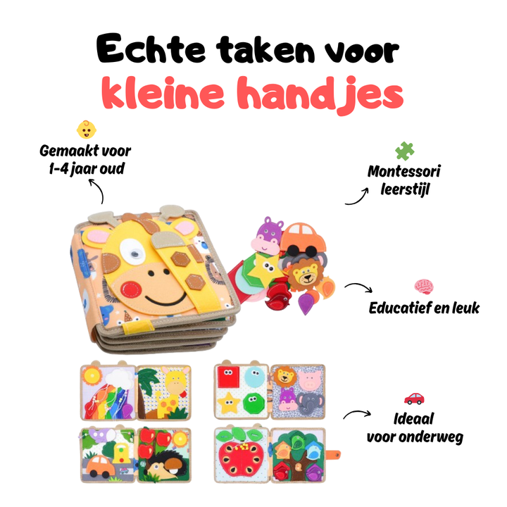 Montessori Busy Book – Learn Through Play 12