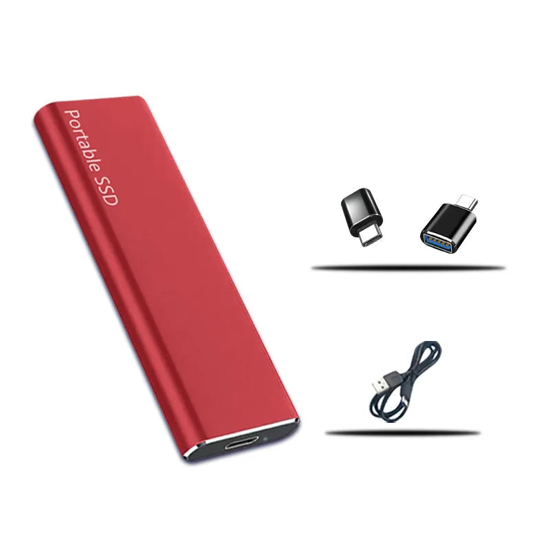 4TB Portable External Hard Drive with USB-C for Data Storage 4