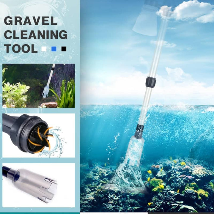 Electric Aquarium Gravel Cleaner - Battery Suction Pump for Water Changes 6