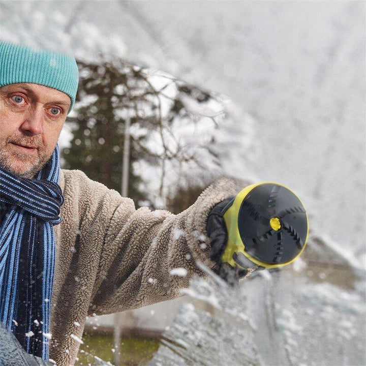 Rechargeable Electric Ice Scraper with Rotating Head and USB Charging 3