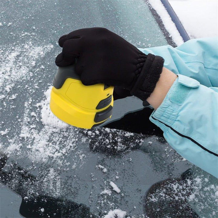 Rechargeable Electric Ice Scraper with Rotating Head and USB Charging 4