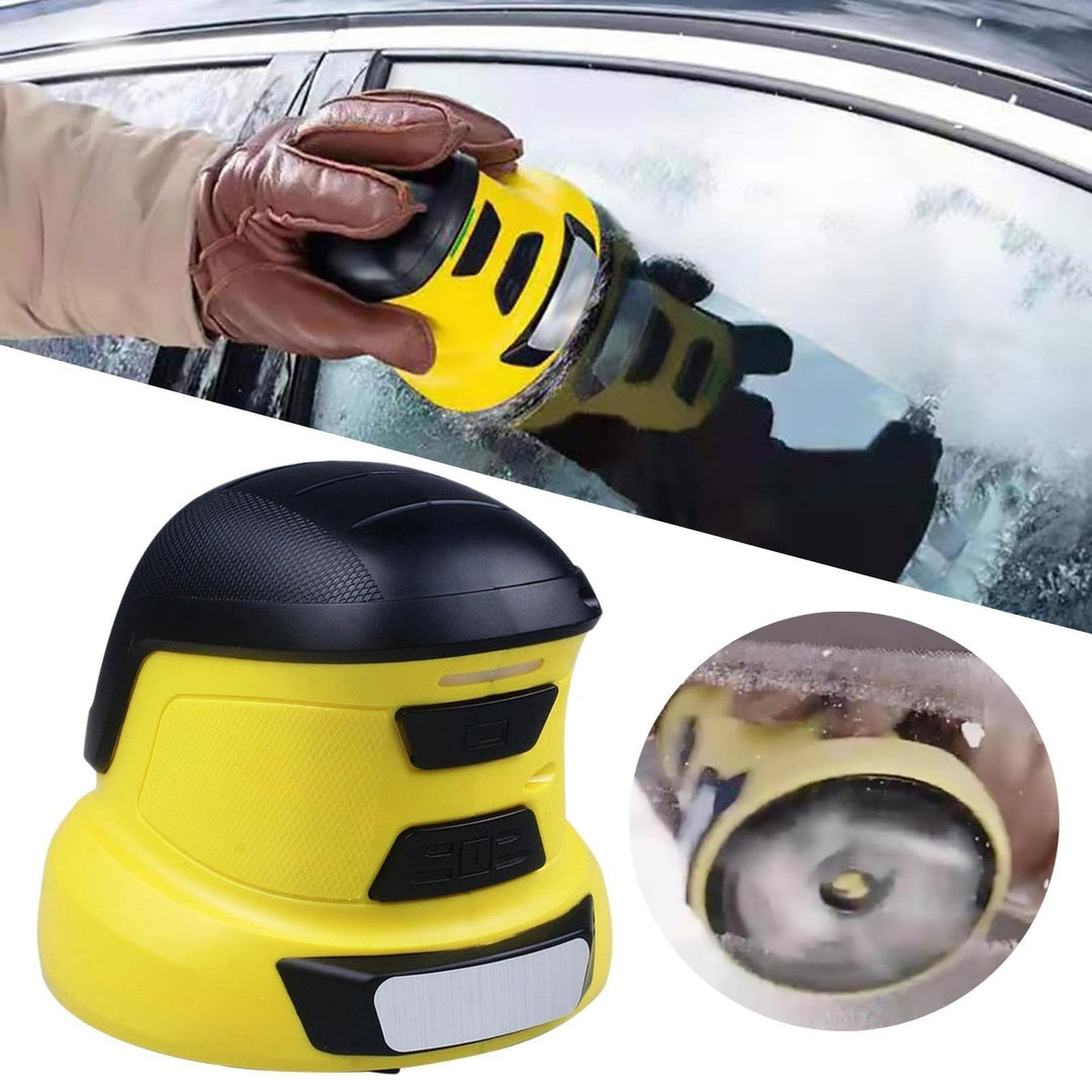 Rechargeable Electric Ice Scraper with Rotating Head and USB Charging 1