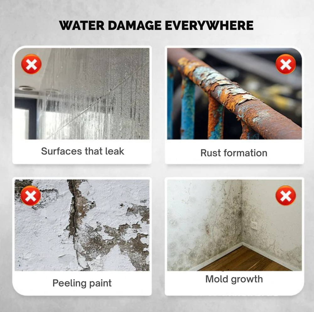 Waterproof Sealant Coating for Walls, Floors & Concrete - Brush-On Leak Barrier 2