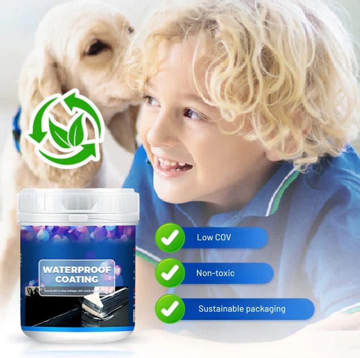 Waterproof Sealant Coating for Walls, Floors & Concrete - Brush-On Leak Barrier 8