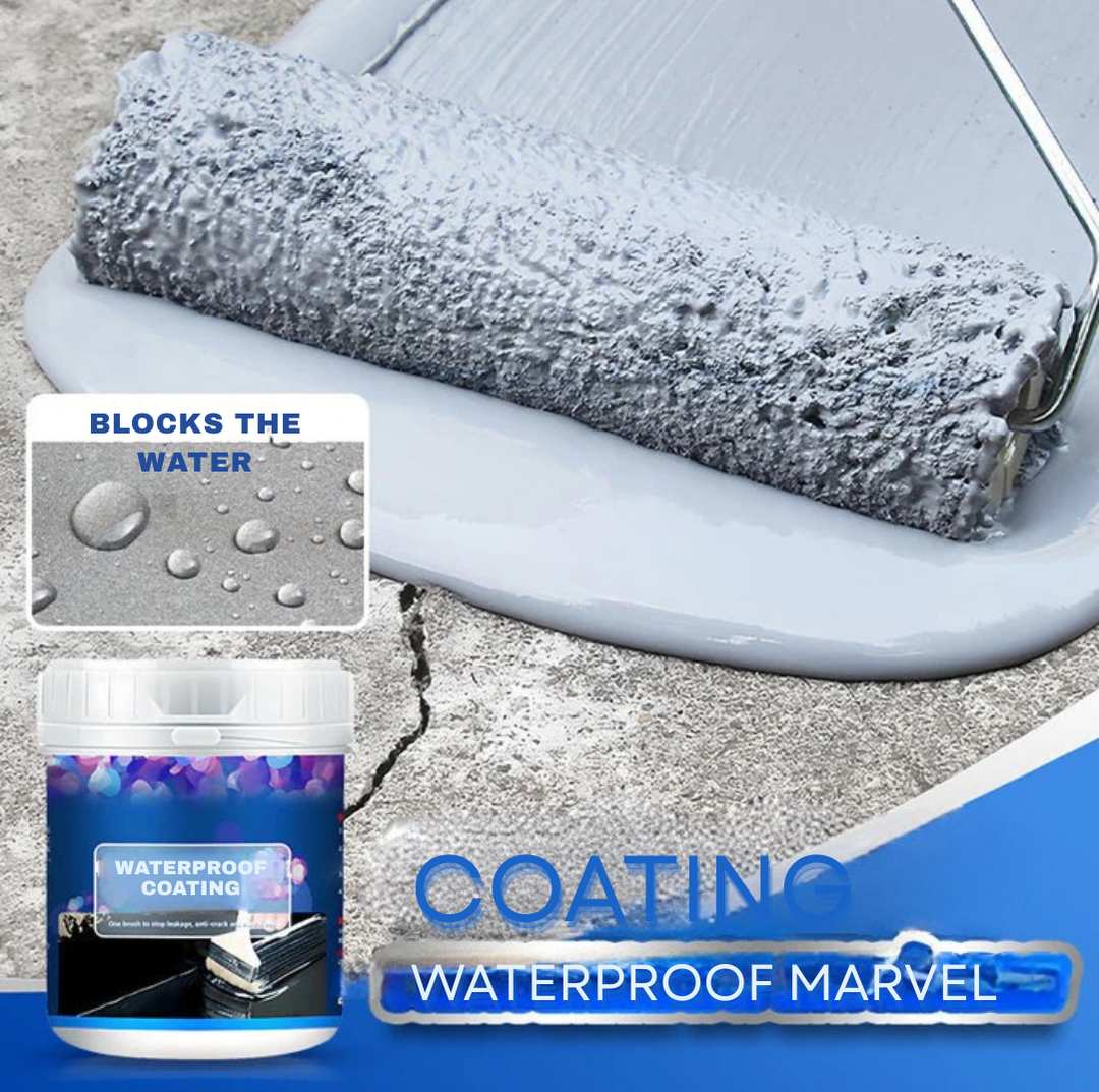 Waterproof Sealant Coating for Walls, Floors & Concrete - Brush-On Leak Barrier 1