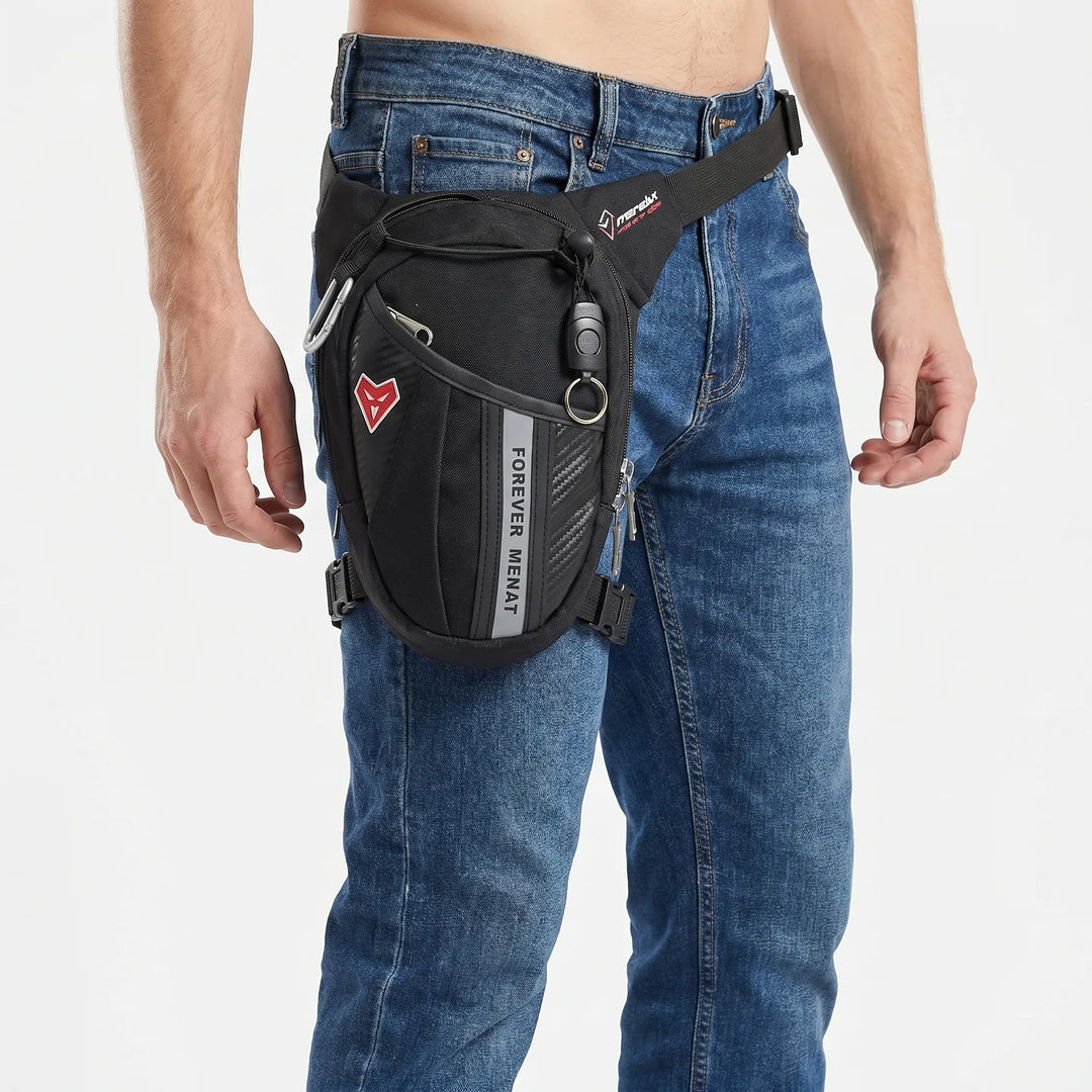 Expandable Motorcycle Drop Leg Bag - Kinetiqo