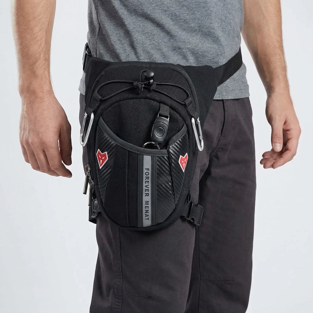 Expandable Motorcycle Drop Leg Bag - Kinetiqo
