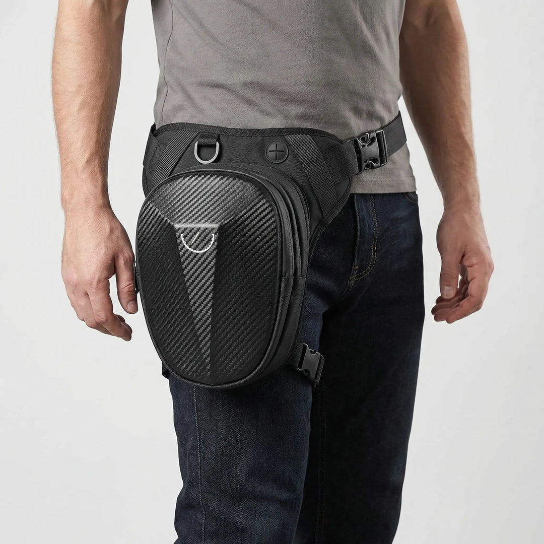 Expandable Motorcycle Drop Leg Bag - Kinetiqo