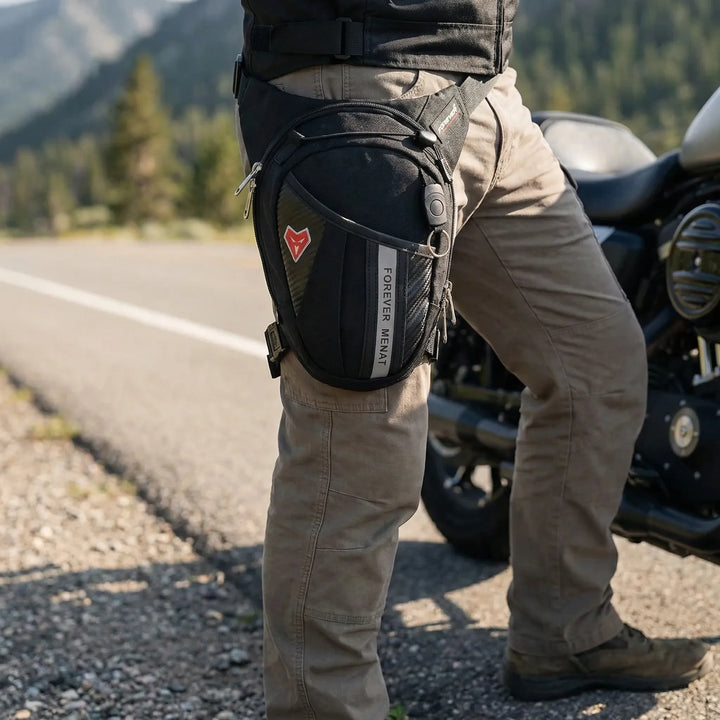 Expandable Motorcycle Drop Leg Bag - Kinetiqo