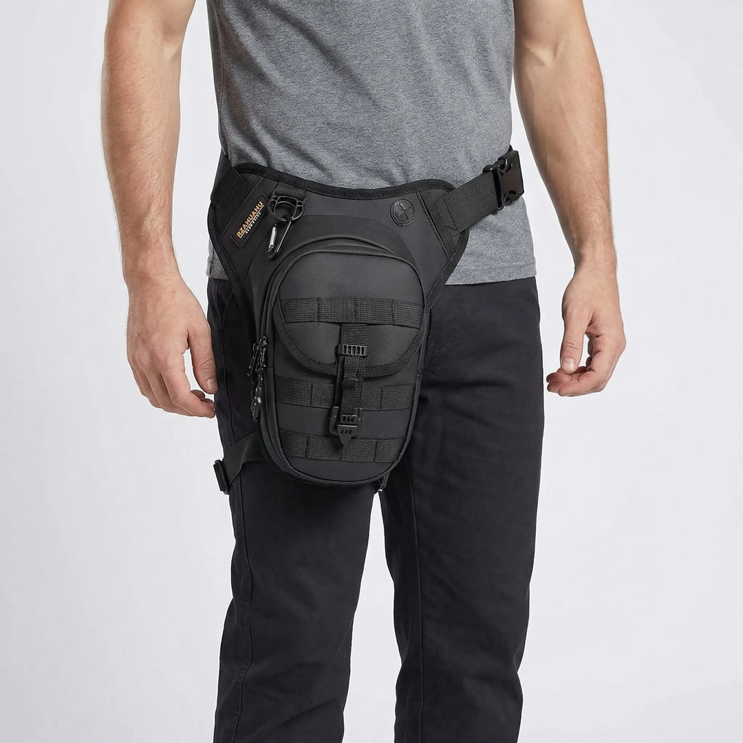 Expandable Motorcycle Drop Leg Bag - Kinetiqo