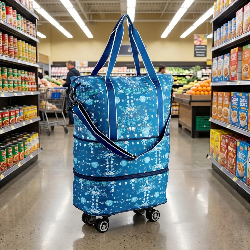 Expandable Rolling Travel Bag - FlexiTote