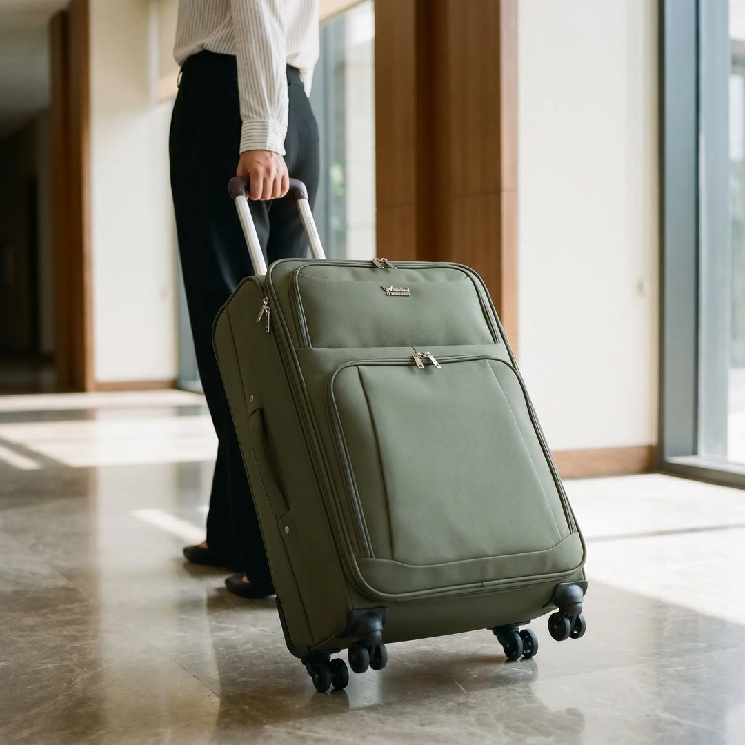 Expandable Soft Shell Suitcase - Trekvia