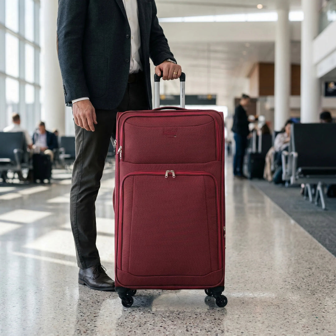 Expandable Soft Shell Suitcase - Trekvia