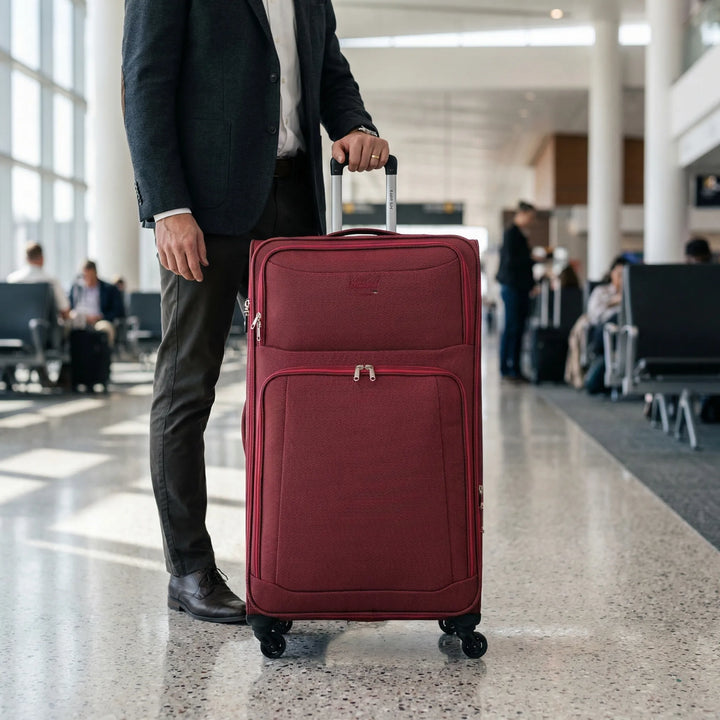 Expandable Soft Shell Suitcase - Trekvia