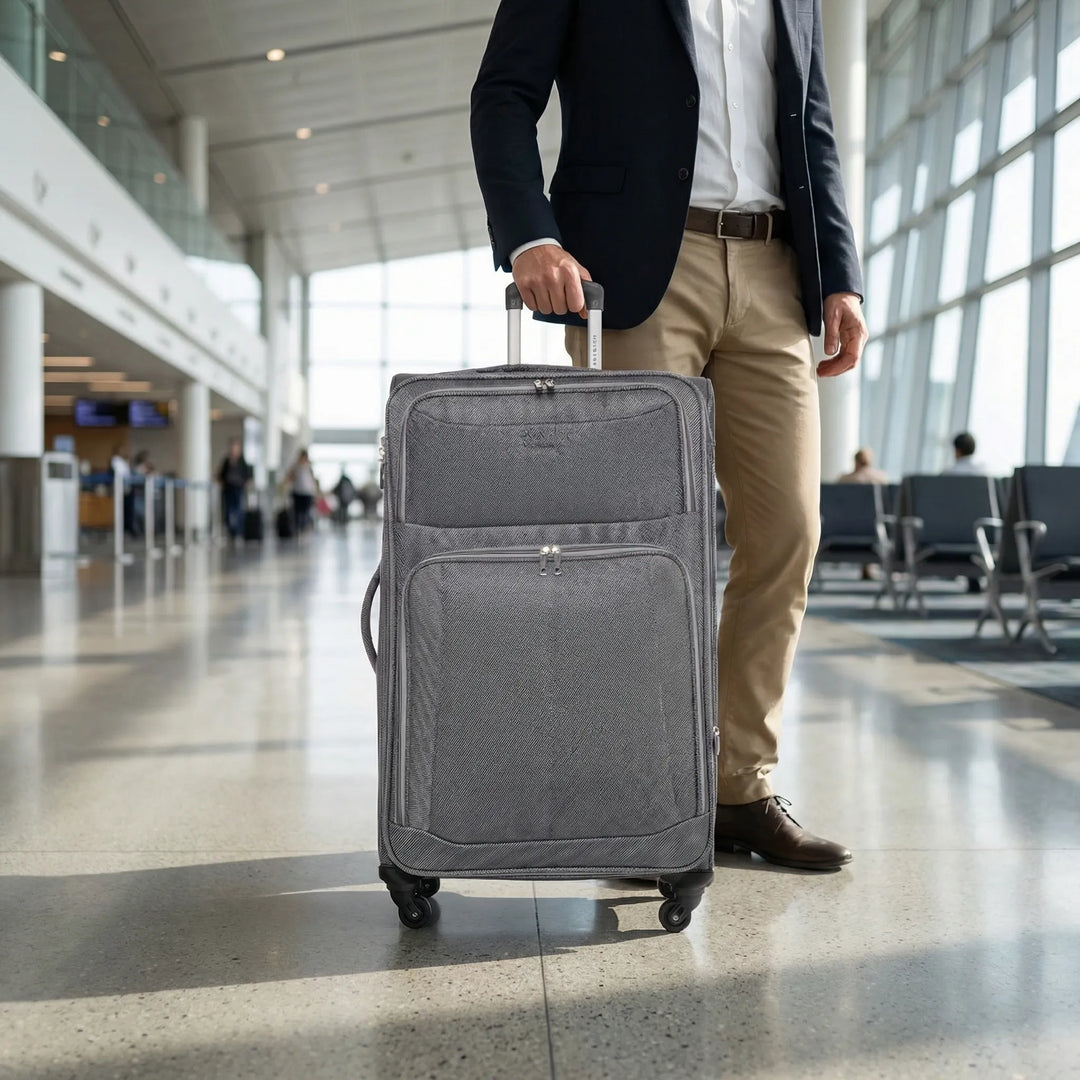 Expandable Soft Shell Suitcase - Trekvia