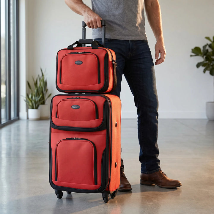 Expandable Softside Carry-On Luggage Set - Voytrex