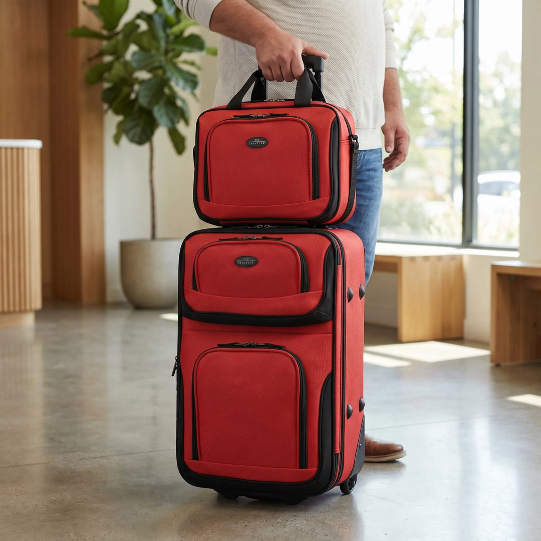 Expandable Softside Carry-On Luggage Set - Voytrex