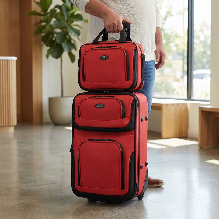 Expandable Softside Carry-On Luggage Set - Voytrex