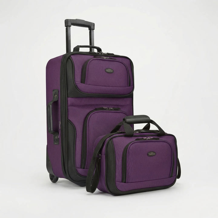 Expandable Softside Carry-On Luggage Set - Voytrex