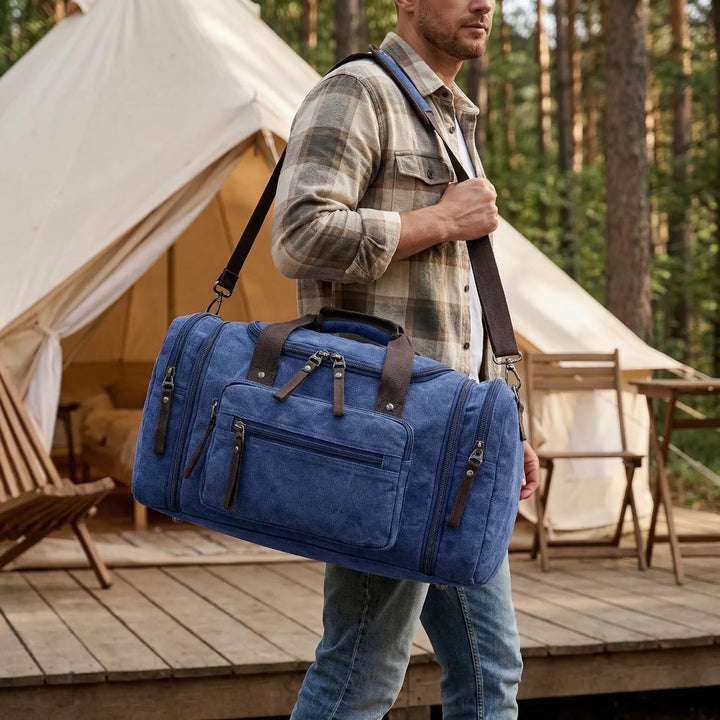 Expandable Weekender Duffel Bag - Voyagely