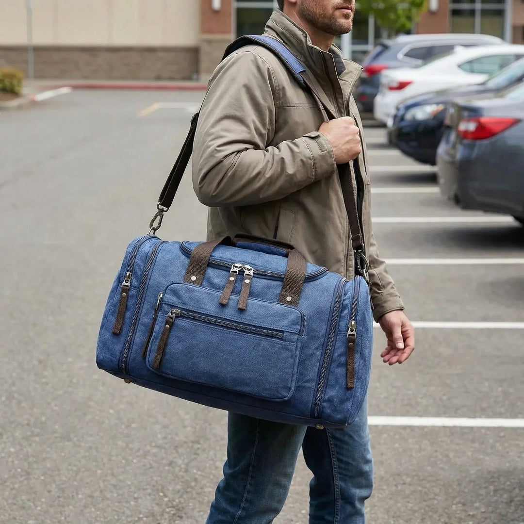 Expandable Weekender Duffel Bag - Voyagely