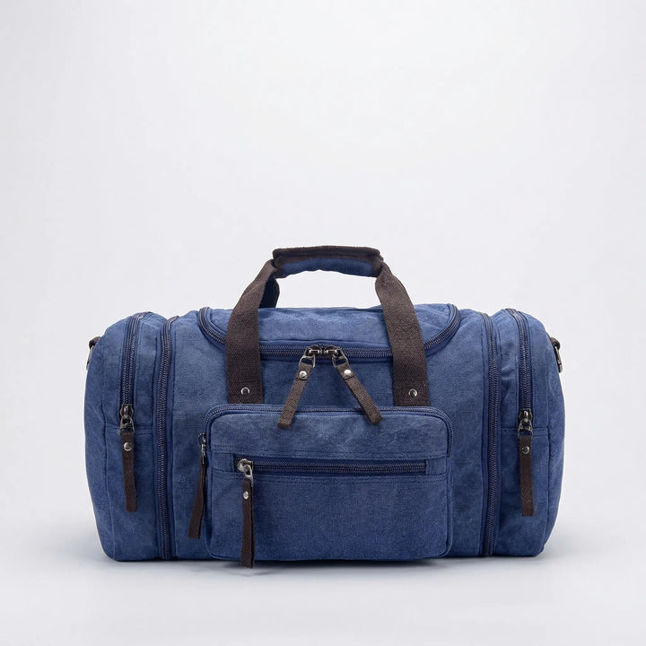 Expandable Canvas Weekender Duffel Bag - Traxpand