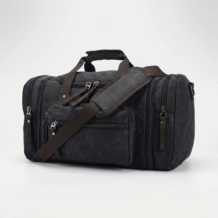 Expandable Canvas Weekender Duffel Bag - Traxpand