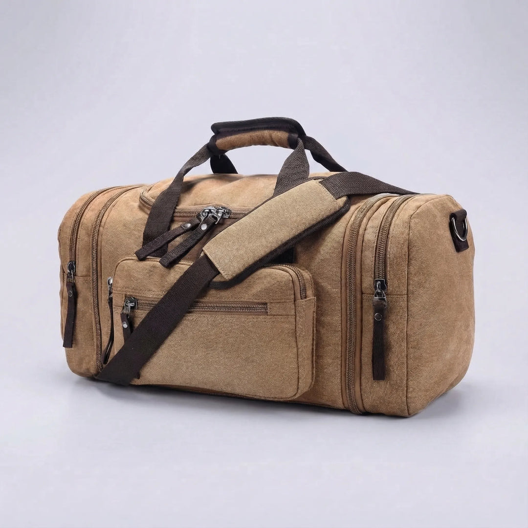 Expandable Canvas Weekender Duffel Bag - Traxpand