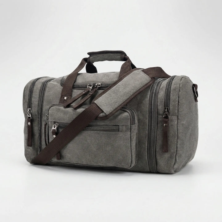 Expandable Canvas Weekender Duffel Bag - Traxpand