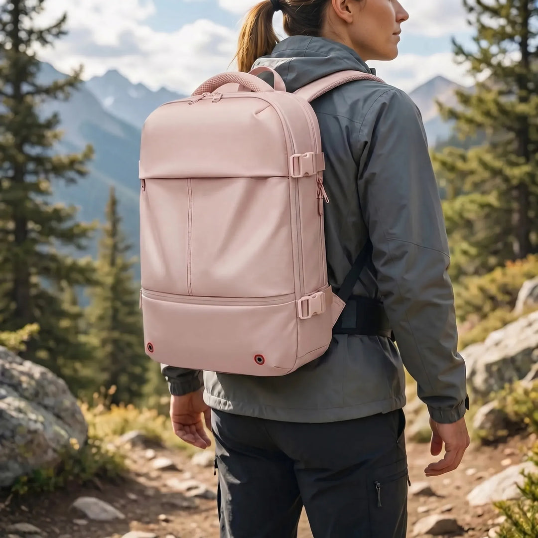 Expandable Vacuum Compression Travel Backpack - Packvac