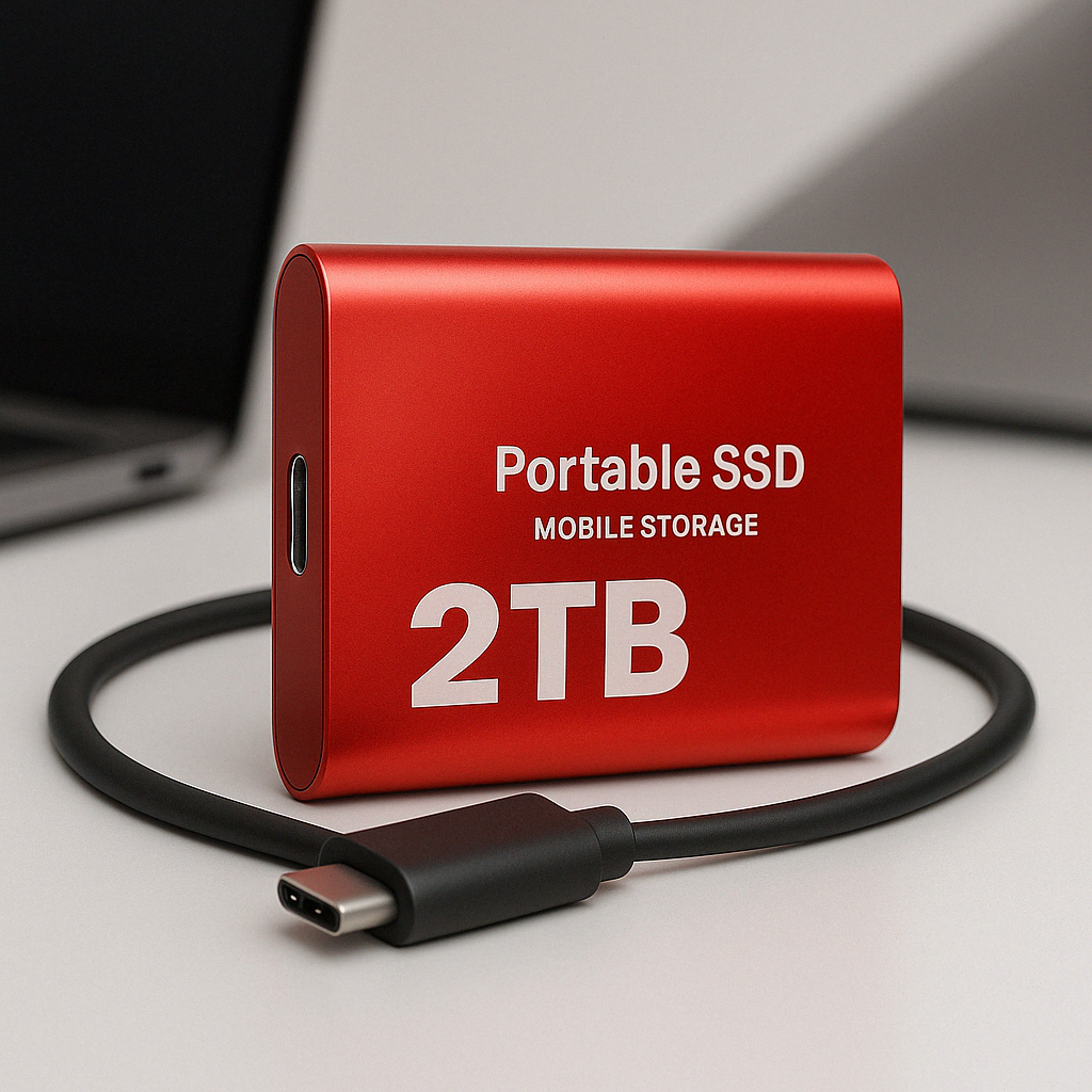 External SSD 2TB Fast Storage USB-C Portable Drive 5